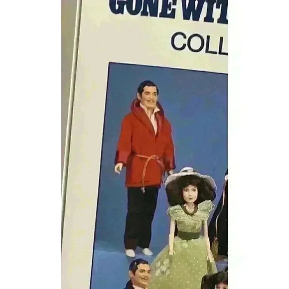 None Other - 1967 Gone With The Wind Set Of 3 World Doll Rhett Butler LE Smoking Jacket Vtg